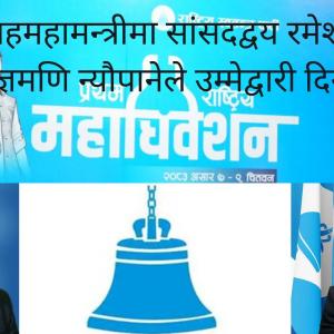 रास्वपा सहमहामन्त्रीमा सांसदद्वय रमेश प्रसाईं र यज्ञमणि न्यौपानेले उम्मेद्वारी दिने